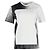 Balenciaga T-Shirt mit Splash-Effekt aus schwarzer und weißer Baumwolle Roh