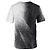 Balenciaga T-Shirt mit Splash-Effekt aus schwarzer und weißer Baumwolle Roh - Ansicht 3