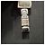 Christian Dior Bracciale in pelle bianca con logo Dior Homme Bianco Crudo - vista 4