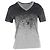 Camiseta Dior Ombre V-Neck en algodón negro y gris