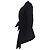 Abrigo peacoat asimétrico Dior en lana negra Negro - vista 2