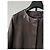 Abrigo de cuero marrón Max Mara - vista 2