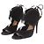 Sandales AQUAZZURA T.EU 38.5 en daim Noir
