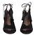 Sandales AQUAZZURA T.EU 38.5 en daim Noir - vue 4