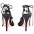 Sandales AQUAZZURA T.EU 38.5 en daim Noir - vue 5