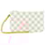 Louis Vuitton White Damier Azur Neverfull Pouch PM Cloth  ref.2111828