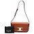Céline Borsa a spalla Claude in vitello lucido marrone Celine - vista 10