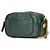Camera Borsa a tracolla a doppia zip in pelle di vitello cucita verde e gros-grain con bottoni Chanel Verde scuro - vista 2