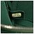 Camera Borsa a tracolla a doppia zip in pelle di vitello cucita verde e gros-grain con bottoni Chanel Verde scuro - vista 7