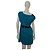 French Connection Mini-Kleid aus Viskose Blau Schwarz Größe 12 - Ansicht 2
