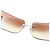 Occhiali da sole Chanel CC Logo argento salmone rosa con strass - vista 6