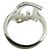 Silberne Strass-Logo-Ring von Christian Dior - Ansicht 2