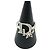 Christian Dior Silberne Ring mit Strass-Stern-Logo