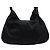 Borsa a spalla Fendi Mamma Baguette nera argento logo golf Nero - vista 3