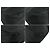 Borsa a spalla Fendi Mamma Baguette nera argento logo golf Nero - vista 6