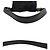Borsa a spalla Fendi Mamma Baguette nera argento logo golf Nero - vista 7