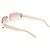 Gafas de sol Gucci marrón camello con borde crema sin montura plateada 1799 - vista 5