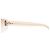 Gafas de sol Gucci marrón camello con borde crema sin montura plateada 1799 - vista 7