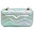 Borsa a mano Gucci Marmont in pelle blu iridescente Verde chiaro - vista 2