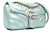 Borsa a mano Gucci Marmont in pelle blu iridescente Verde chiaro - vista 5