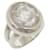 Ring Hermès Bague Hermes Gaucho en Argent 925 avec Topaze Blanche Argenté  - vue 1