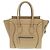 Céline Borsa a mano in pelle Celine Luggage Micro Shopper Beige - vista 2
