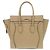 Céline Borsa a mano in pelle Celine Luggage Micro Shopper Beige - vista 4