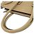 Céline Borsa a mano in pelle Celine Luggage Micro Shopper Beige - vista 7