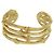 Bracciale in metallo dorato Yves Saint Laurent D'oro - vista 2