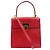 Borsa in pelle Salvatore Ferragamo Gancini AQ-21 0160 Rosso