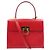 Borsa in pelle Salvatore Ferragamo Gancini AF-21 0290 Rosso - vista 2