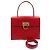 Borsa in pelle Salvatore Ferragamo Gancini AF-21 0290 Rosso - vista 4