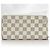 Cartera larga de lona Damier gris y blanco Louis Vuitton Castaño - vista 3