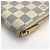 Cartera larga de lona Damier gris y blanco Louis Vuitton Castaño - vista 5