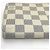 Cartera larga de lona Damier gris y blanco Louis Vuitton Castaño - vista 6
