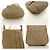 Borsa a spalla in pelle beige e marrone Chloé - vista 8