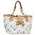 LOUIS VUITTON Monogramm Multicolor Annie GM Tote Bag Weiß M40303 LV Auth BA798M