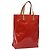 LOUIS VUITTON Monogram Vernis Reade MM Borsa a Mano Rossa M91086 LV Auth KD215 Rosso