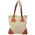 PRADA Borsa a mano in tela beige argento Auth EC559 - vista 3