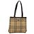 Borsa Tote Burberry Nova Check in PVC beige e marrone Auth BA619