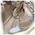 Borsa a Spalla PRADA in Nylon e Pelle Beige Auth ki5455 - vista 17