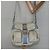 Borsa a Spalla PRADA in Nylon e Pelle Beige Auth ki5455 - vista 22