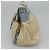 Borsa a Spalla PRADA in Nylon e Pelle Beige Auth ki5455 - vista 5