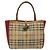 BURBERRY Nova Check Handtasche aus PVC Beige Auth EC590 - Ansicht 2