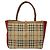 BURBERRY Nova Check Handtasche aus PVC Beige Auth EC590 - Ansicht 3