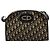 Borsa a spalla in tela Trotter Christian Dior blu navy Auth BD989 - vista 2