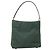 Borsa a spalla PRADA in nylon verde argento autentica EC761