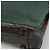 Borsa a spalla PRADA in nylon verde argento autentica EC761 - vista 10