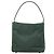Borsa a spalla PRADA in nylon verde argento autentica EC761 - vista 2
