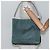 Borsa a spalla PRADA in nylon verde argento autentica EC761 - vista 22